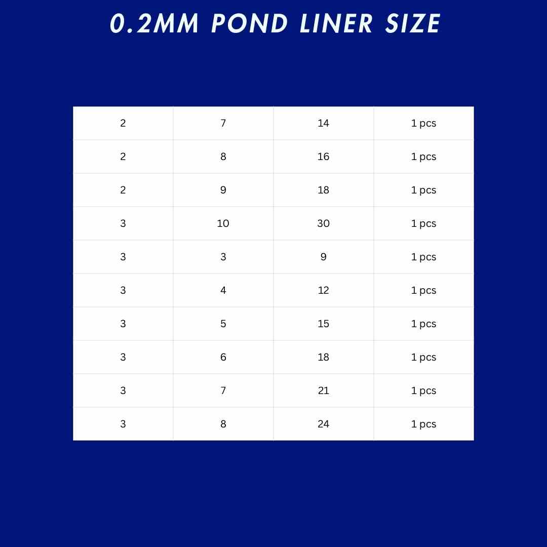 buy 0.2mm pond liner
