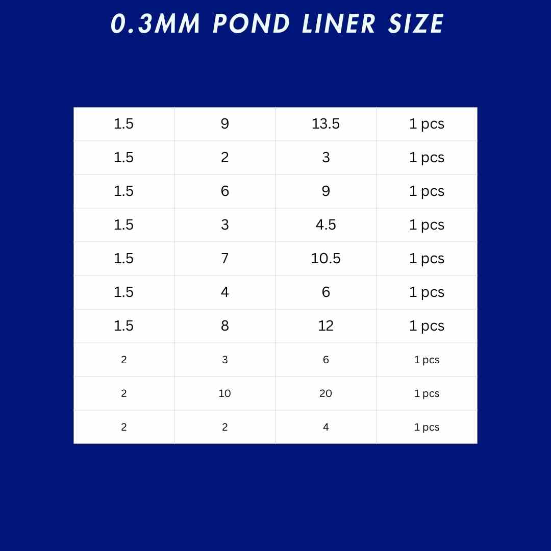 buy 0.3mm pond liner